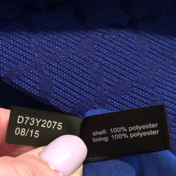 LIMITED BLUE SLEEVELESS DRESS TEXTURED SIZE 8 - Picture 8 of 8